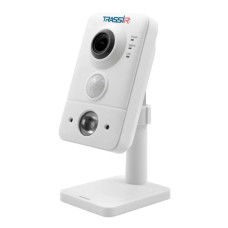 Камера видеонаблюдения Trassir TR-D7151IR1 (IP, внутренняя, кубическая, 5Мп, 1.4-1.4мм, 2592x1944, 25кадр/с, 180°)