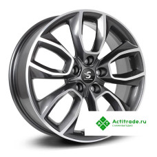 Premium Series КР001 Outlander R18/7J PCD 5x114,3 ET 38 ЦО 67,1 темно - серый глянцевый с полированной лицевой поверхностью