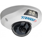 Камера видеонаблюдения Trassir TR-D4121IR1 (2.8 мм) (IP, антивандальная, купольная, поворотная, уличная, 2,1Мп, 2.8-2.8мм, 1920x1080, 25кадр/с, 103°)