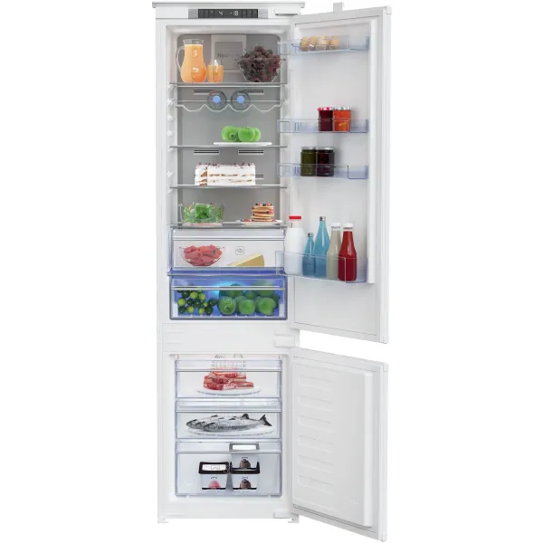 Холодильник полновстраиваемый Beko BCNA306E2S (No Frost, A+, 2-камерный, объем 306:225,75л, 54x193.5x54.5см)