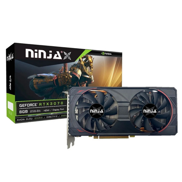 Видеокарта GeForce RTX 3070 1500МГц 8Гб Ninja (GDDR6, 256бит, 1xHDMI, 3xDP)