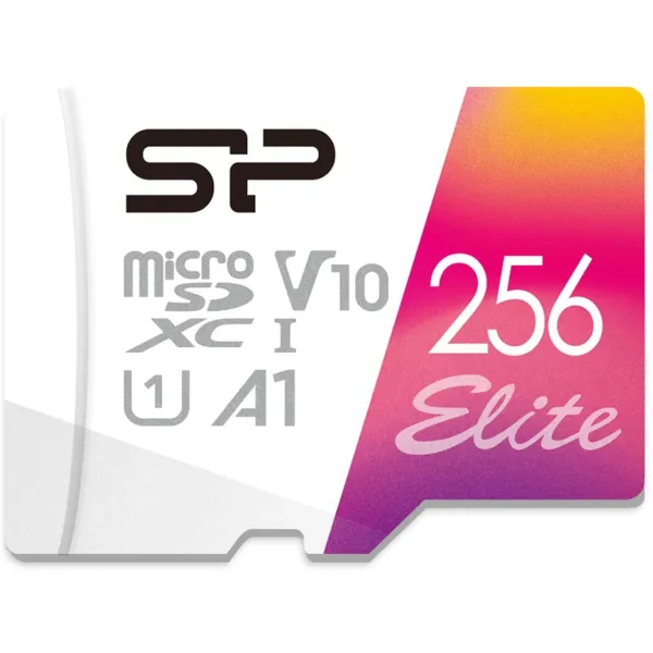 Карта памяти microSDXC 256Гб Silicon Power (Class 10, 100Мб/с, UHS-I U1, адаптер на SD)