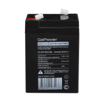 Батарея GoPower LA-645/security (6В, 4,5Ач) [00-00015321]