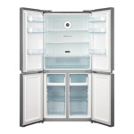 Холодильник Korting KNFM 81787 X (No Frost, A, 3-камерный, Side by Side, объем 450:297/153л, инверторный компрессор, 83,3x177,5x65,5см, серебристый)