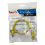 Патч-корд Buro 1427773 (RJ-45 (m), RJ-45 (m), алюминий омедненный, 0,5м, 5E, 4пары, UTP)