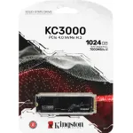 Жесткий диск SSD 1Тб Kingston KC3000 (M.2, 7000/6000 Мб/с, 1000000 IOPS, PCI-E, для ноутбука и настольного компьютера)