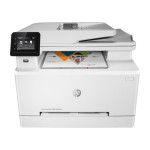 МФУ HP Color LaserJet Pro M283fdw (лазерная, цветная, A4, 256Мб, 21стр/м, 600x600dpi, авт.дуплекс, 40'000стр в мес, RJ-45, USB, Wi-Fi)