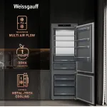 Холодильник полновстраиваемый Weissgauff WRKI 1970 INV (No Frost, A+, 2-камерный, объем 341:257/84л, инверторный компрессор, 69x193.7x55см)