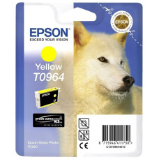 Чернильный картридж Epson T0964 (желтый; 11,4стр; St Ph R2880) [C13T09644010]