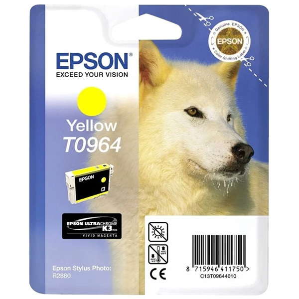 Чернильный картридж Epson T0964 (желтый; 11,4стр; St Ph R2880)