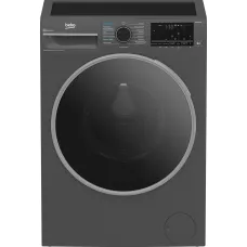 Стиральная машина Beko B3DFR57H22A(фронтальная полноразмерная, класс стирки/отжима/э.потребления: A/B/B , макс: 7,5кг, с сушкой, 1200 об/мин, инвертер, защита: частичная, 60x84.5x49.6см, антрацит)