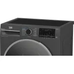 Стиральная машина Beko B3DFR57H22A(фронтальная полноразмерная, класс стирки/отжима/э.потребления: A/B/B , макс: 7,5кг, с сушкой, 1200 об/мин, инвертер, защита: частичная, 60x84.5x49.6см, антрацит)
