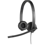 Гарнитура Logitech USB Headset Stereo H570e (оголовье, с проводом, накладные, USB Type-A, 111г)