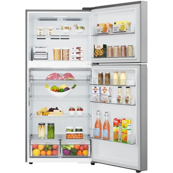Холодильник LG GR-B922FMBM (No Frost, A++, 2-камерный, объем 656:441/215л, инверторный компрессор, серый)