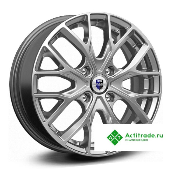 КиК Лилиом-Оригинал R16/6J PCD 4x100 ET 41 ЦО 60,1 антрацитовый