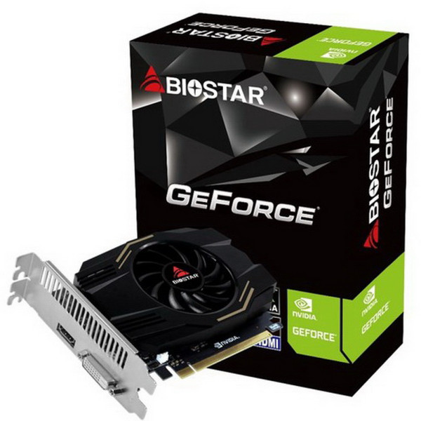 Видеокарта GeForce GT 1030 1152МГц Biostar (DDR4, 64бит, 1xDVI, 1xHDMI)