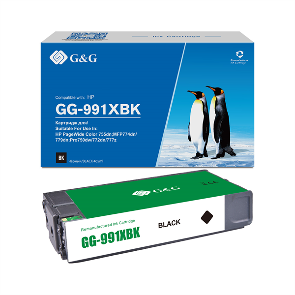 Ninestar GG-991XBK (черный; 20000стр; HP PageWide Pro 750, 772, 777)