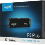 Жесткий диск SSD 1Тб Crucial P3 Plus (2280, 5000/3600 Мб/с, PCIe 4.0 x4 (NVMe))