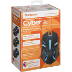 Мышь DEFENDER Cyber MB-560L Black USB (1200dpi)