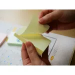 Блок самоклеящийся Hopax 21006 (бумага, желтый, 51x76мм, 100листов, 70г/м2)