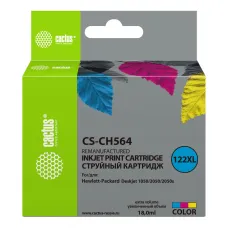 Чернильный картридж Cactus HP 122XL CS-CH564 (многоцветный; 18стр; DJ 1050, 2050, 2050s) [CS-CH564]