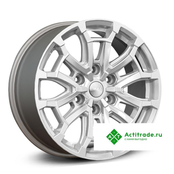 Скад Авилис R18/8J PCD 6x139,7 ET 38 ЦО 67,1 насыщенный серебристый