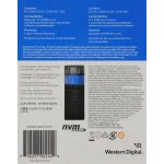 Жесткий диск SSD 2Тб Western Digital Blue SN580 (2280, 4150/4150 Мб/с, 600000 IOPS, PCIe 3.0 x4 (NVMe), для ноутбука и настольного компьютера)