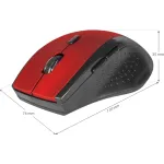 Мышь DEFENDER Accura MM-365 Red USB (радиоканал, 1600dpi)