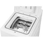 Стиральная машина Midea MFE05W80B/W-RU(вертикальная средняя, класс стирки/отжима/э.потребления: A/B , макс: 8кг, с сушкой, 1300 об/мин, инвертер, 40x87.5x61см, белый)