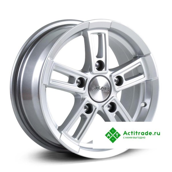 Скад Тор R18/8J PCD 6x139,7 ET 25 ЦО 106,2 серебристый