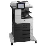 МФУ HP LaserJet Enterprise 700 M725z (лазерная, черно-белая, A3, 1024Мб, 28стр/м, 1200x1200dpi, авт.дуплекс, 20'000стр в мес, RJ-45, USB)