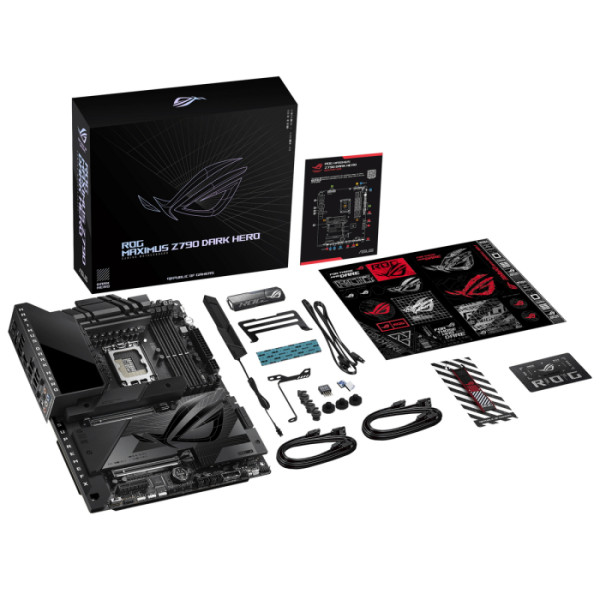 Материнская плата ASUS ROG MAXIMUS Z790 DARK HERO (LGA1700, Intel Z790, 4xDDR5 DIMM, ATX, RAID SATA: 0,1,10,5)