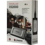 Внешний жесткий диск SSD 4Тб Kingston XS2000 (1.8