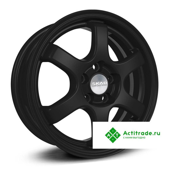 Скад Киото R15/6J PCD 4x98 ET 38 ЦО 58,6 черный матовый