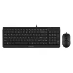 Клавиатура и мышь A4Tech Fstyler F1512 (кнопок 3, 1200dpi)