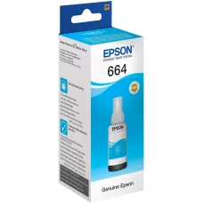 Чернильный картридж Epson C13T66424A (голубой; 7500стр; 70мл; L100)
