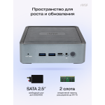 ПК Hiper Expertbox ED20 (Core i5 1240P 1700МГц, DDR4 16Гб, SSD 512Гб, Intel Iris Xe Graphics eligible, Windows 11 Pro)