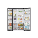 Холодильник Samsung RS70F65Q1FWR (No Frost, A+, 2-камерный, Side by Side, объем 680:420/260л, 912x1 780x716см, чёрный)