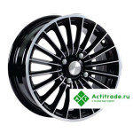 Скад Веритас R15/6J PCD 4x114,3 ET 45 ЦО 67,1 черный с полированной лицевой поверхностью