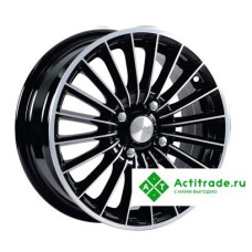 Скад Веритас R15/6J PCD 4x114,3 ET 45 ЦО 67,1 черный с полированной лицевой поверхностью [0620405]