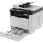 МФУ Ricoh M 320F (лазерная, черно-белая, A4, 256Мб, 32стр/м, 1200x1200dpi, авт.дуплекс, 35'000стр в мес, RJ-45, USB)