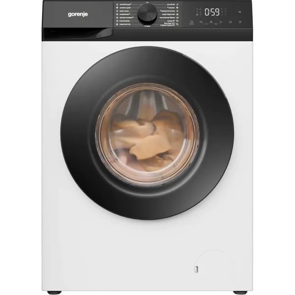 Стиральная машина Gorenje WD2G2P854A3C2/C(фронтальная полноразмерная, класс стирки/отжима/э.потребления: B/A , макс: 8кг, с сушкой, 1400 об/мин, инвертер, защита: полная, 59.5x84.5x51см, белый)