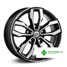 Wheels UP Up116 R17/7J PCD 5x139,7 ET 45 ЦО 98,1 черный с полированной лицевой поверхностью
