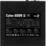 Блок питания Aerocool Cylon 600W (ATX, 600Вт, 20+4 pin, ATX12V 2.4, 1 вентилятор)