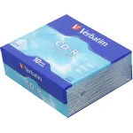Диск CD-R Verbatim (0.68359375Гб, 52x, slim case, 10)