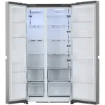 Холодильник LG GC-B257KMHW (No Frost, A+, 2-камерный, Side by Side, объем 703:432/271л, инверторный компрессор, серебристый)
