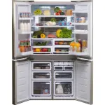 Холодильник Sharp SJ-EX98FSL (No Frost, A++, 3-камерный, Side by Side, инверторный компрессор, 892x1 830x771см, бежевый)