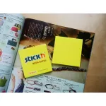 Блок самоклеящийся Hopax 21133 (бумага, желтый, 76x76мм, 100листов, 70г/м2)