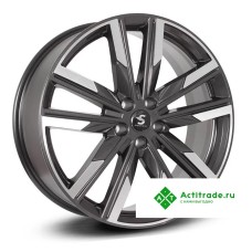 Premium Series КР014 EXEED VX R20/8J PCD 5x108 ET 36 ЦО 65,1 темно - серый глянцевый с полированной лицевой поверхностью