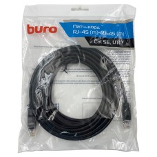 Патч-корд Buro 1645944 (RJ-45 (m), RJ-45 (m), алюминий омедненный, 7м, 4пары, UTP)
